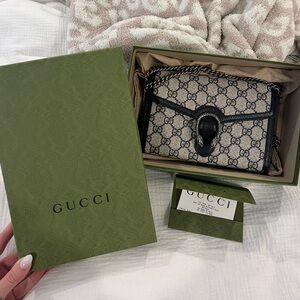Gucci Dionysus GG Supreme in Navy